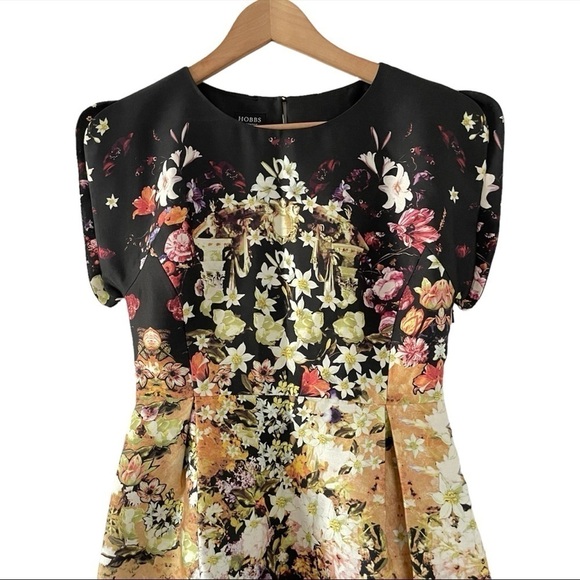 Hobbs Antonia Floral Silk Dress - Picture 6 of 15